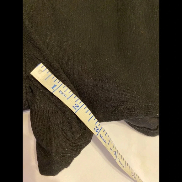 Anthropologie Lilka Black Short Romper Sz M - Picture 8 of 9